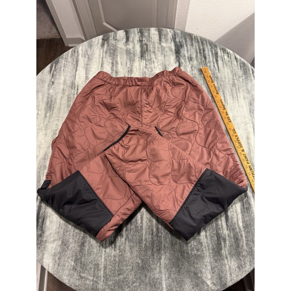 The North Face Snow Eco Royal Arch Jogger Pants Large Rose Pink Fleece Lined